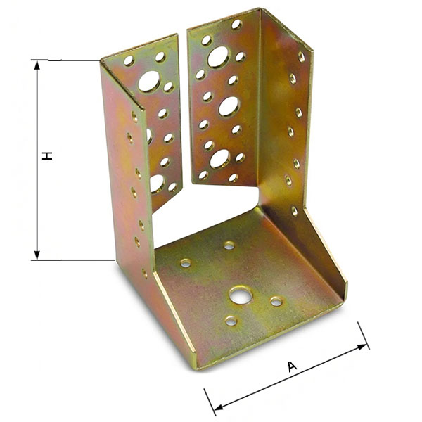 MINUTEX Supporto per Travi Tipo Chiuso in Acciaio Zincato - MINUTEX - Immagine 2